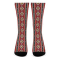Native American Tribal Pattern Print Crew Socks