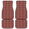 Native American Tribal Pattern Print Front and Back Car Floor Mats