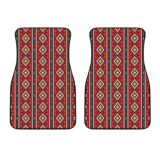 Native American Tribal Pattern Print Front Car Floor Mats