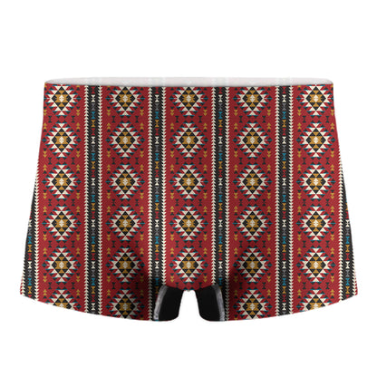 Native American Tribal Pattern Print Men's Boxer Briefs