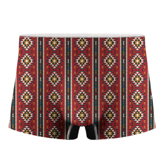 Native American Tribal Pattern Print Men's Boxer Briefs