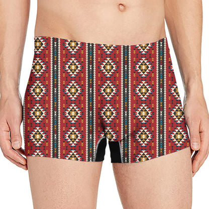 Native American Tribal Pattern Print Men's Boxer Briefs