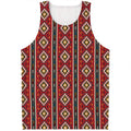 Native American Tribal Pattern Print Men's Tank Top