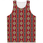 Native American Tribal Pattern Print Men's Tank Top