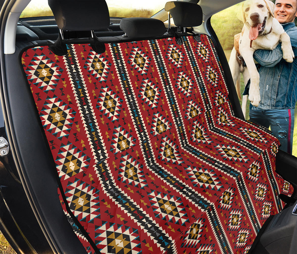 Native American Tribal Pattern Print Pet Car Back Seat Cover