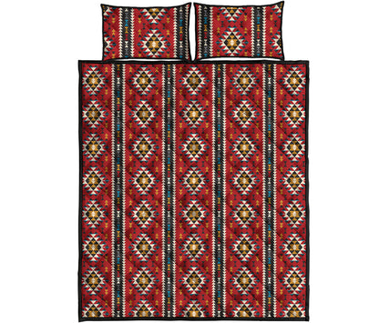 Native American Tribal Pattern Print Quilt Bed Set
