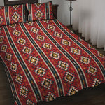 Native American Tribal Pattern Print Quilt Bed Set