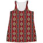 Native American Tribal Pattern Print Women's Racerback Tank Top