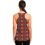 Native American Tribal Pattern Print Women's Racerback Tank Top