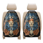 Native American Wolf Girl Print Car Seat Organizers