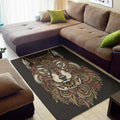 Native American Wolf Spirit Animal Print Floor Mat