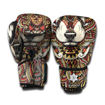 Native American Wolf Spirit Animal Print Boxing Gloves