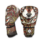Native American Wolf Spirit Animal Print Boxing Gloves
