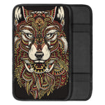 Native American Wolf Spirit Animal Print Car Center Console Cover