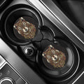Native American Wolf Spirit Animal Print Car Coasters