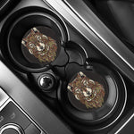 Native American Wolf Spirit Animal Print Car Coasters