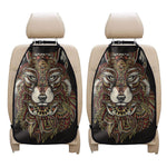 Native American Wolf Spirit Animal Print Car Seat Organizers