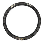 Native American Wolf Spirit Animal Print Car Steering Wheel Cover