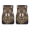 Native American Wolf Spirit Animal Print Front Car Floor Mats