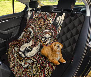 Native American Wolf Spirit Animal Print Pet Car Back Seat Cover