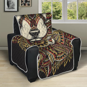 Native American Wolf Spirit Animal Print Recliner Protector