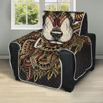 Native American Wolf Spirit Animal Print Recliner Protector