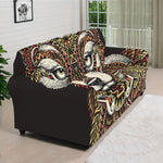 Native American Wolf Spirit Animal Print Sofa Cover