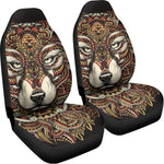 Native American Wolf Spirit Animal Print Universal Fit Car Seat Covers