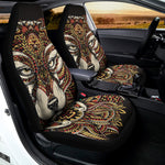 Native American Wolf Spirit Animal Print Universal Fit Car Seat Covers