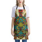Native Bohemian Sea Turtle Print Apron