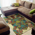 Native Bohemian Sea Turtle Print Floor Mat