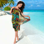 Native Bohemian Sea Turtle Print Beach Sarong Wrap