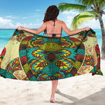 Native Bohemian Sea Turtle Print Beach Sarong Wrap