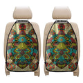 Native Bohemian Sea Turtle Print Car Seat Organizers