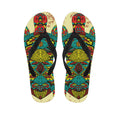 Native Bohemian Sea Turtle Print Flip Flops