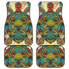 Native Bohemian Sea Turtle Print Front and Back Car Floor Mats