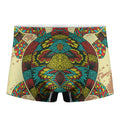 Native Bohemian Sea Turtle Print Men's Boxer Briefs