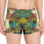 Native Bohemian Sea Turtle Print Men's Boxer Briefs
