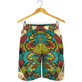 Native Bohemian Sea Turtle Print Men's Shorts