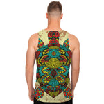 Native Bohemian Sea Turtle Print Men's Tank Top