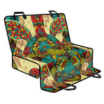 Native Bohemian Sea Turtle Print Pet Car Back Seat Cover