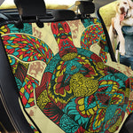Native Bohemian Sea Turtle Print Pet Car Back Seat Cover