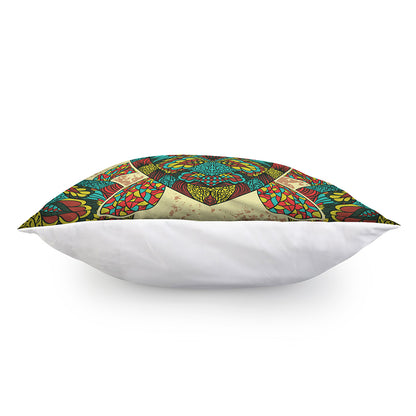 Native Bohemian Sea Turtle Print Pillow Cover