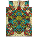 Native Bohemian Sea Turtle Print Quilt Bed Set