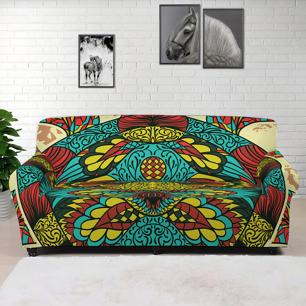Native Bohemian Sea Turtle Print Sofa Cover