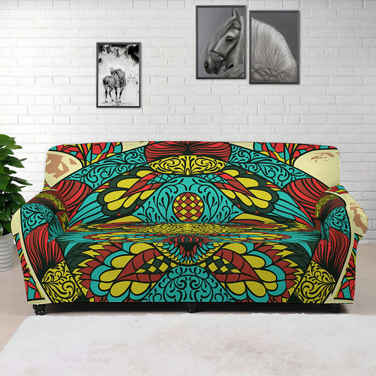 Native Bohemian Sea Turtle Print Sofa Cover