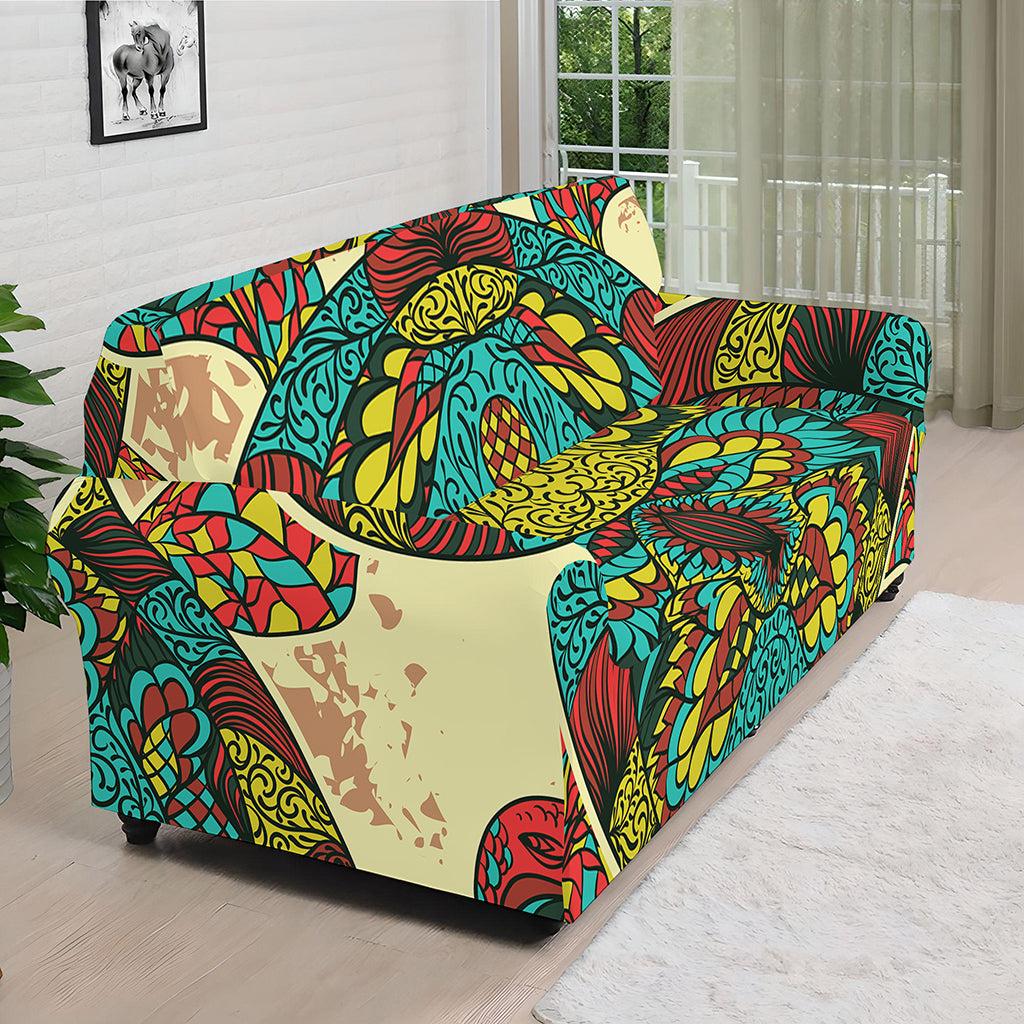 Native Bohemian Sea Turtle Print Sofa Cover
