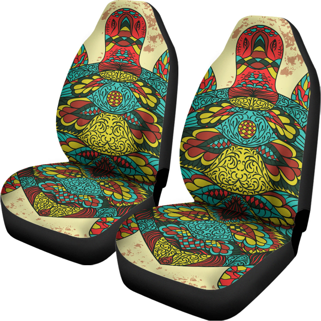 Native Bohemian Sea Turtle Print Universal Fit Car Seat Covers