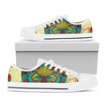 Native Bohemian Sea Turtle Print White Low Top Sneakers