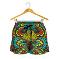 Native Bohemian Sea Turtle Print Women's Shorts
